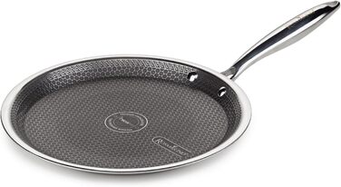 ROSMARINO HexaPro 3.0 28 cm Stainless Steel Pancake Pan - High-quality non-stick coating, oven-safe - Ideal for the versatile kitchen. Pancake pan, 28cm