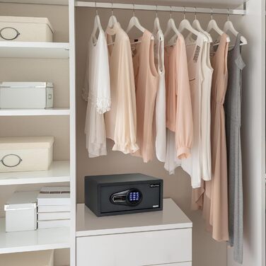 Сейф офісний Tresor COMPACT III, сталевий, чорний, 20x31x20 см, електронний замок, об'єм 25.5 л