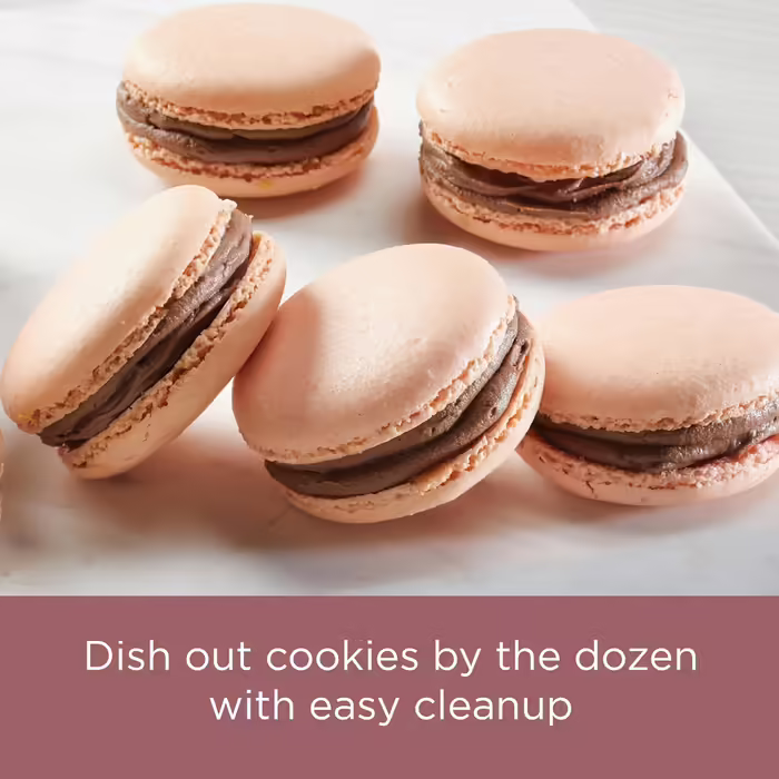 Farberware Nonstick Bakeware, Nonstick Cookie Sheet/Baking Sheet - 10 Inch x 15 Inch, Rose Gold Red