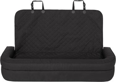 Автоматик для собак та котів: килимок на заднє сидіння авто 133 x 45 см (Чорний Оксфорд)