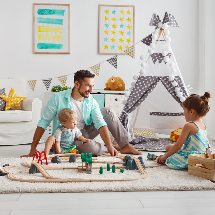 Relaxdays Children's Shelf Llama with Boxes