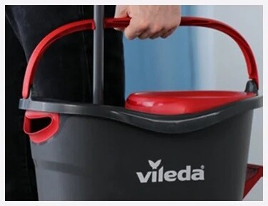 Спінінг-швабра Vileda Turbo 3в1, набір з круглою мікрофіброю