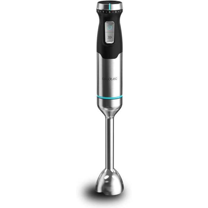 Блендер Cecotec Stabmixer Power TitanBlack 1500 XL PerfectCream & Crush з технологією CrossBlades, 2300 Вт