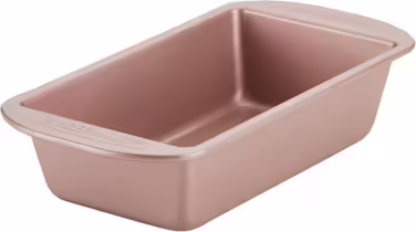 Farberware Nonstick Bakeware Meatloaf/Nonstick Baking Loaf Pan - 9 Inch x 5 Inch, Rose Gold