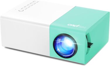 Міні проєктор wepvo YG300Plus: портативний Wi-Fi проєктор для домашнього кінотеатру. Дзеркалення екрану телефону через Wi-Fi або кабель.