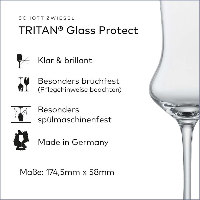 Набір келихів для бренді SCHOTT ZWIESEL Bar Special 6 шт., кришталь Tritan, Німеччина