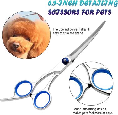 Набір ножиць для грумінгу собак та котів: професійний інструмент для догляду за шерстю