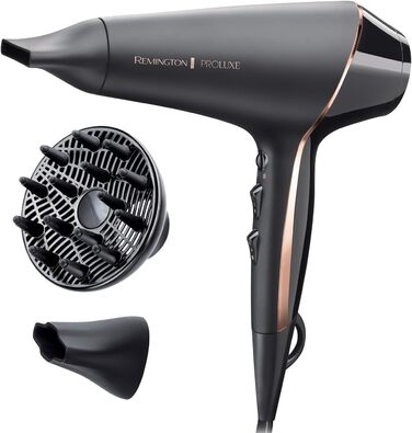 Випрямляч для волосся Remington Proluxe S9150B з широкими керамічними пластинами (110 x 50 мм), OPTIheat, цифровий дисплей, швидкий нагрів