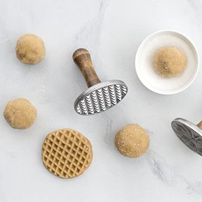 Nordic Ware Cookie Stamps with Wooden Handle 