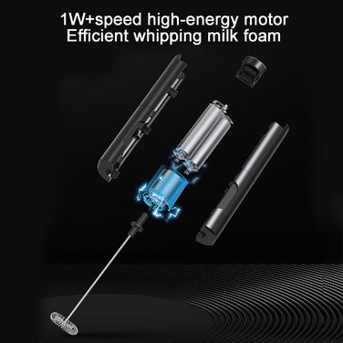 Електричний пінозбивач для молока Lamkrtlp: для капучино, лате, гарячого шоколаду