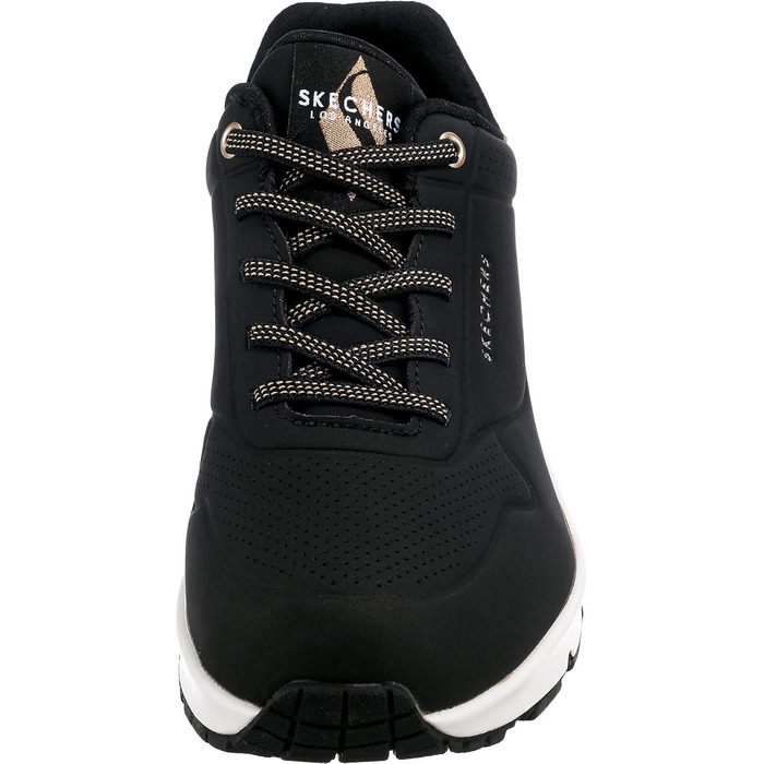 Кросівки Skechers UNO Shimmer Away для жінок, чорний колір, розмір 39 EU, матеріал Durabuck