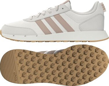 Жіночі бігові кросівки Adidas Run 50s (42 2/3 EU, Off White Wonder Taupe Gum 3)