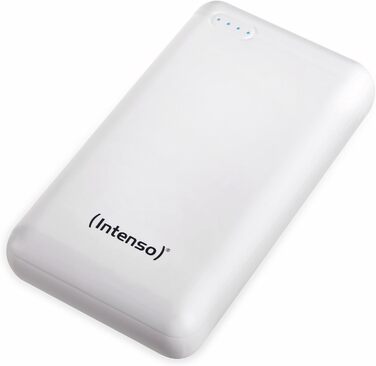 Powerbank Intenso XS20000 – 20000 mAh – Білий, USB-C, USB-A, microUSB – Швидка зарядка