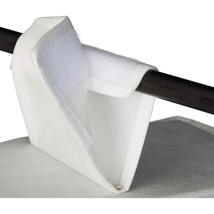 Органайзер для шафи Relaxdays з тканини, 6 відділень, 2 шухляди, сірий, флізелін, 82 x 30 x 14,5 см