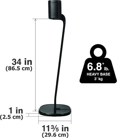Підставка GT STUDIO для SONOS One, One SL, Play:1, Play:3. Преміум дизайн, приховане кабельне підключення, важка основа (Пара, Чорний)