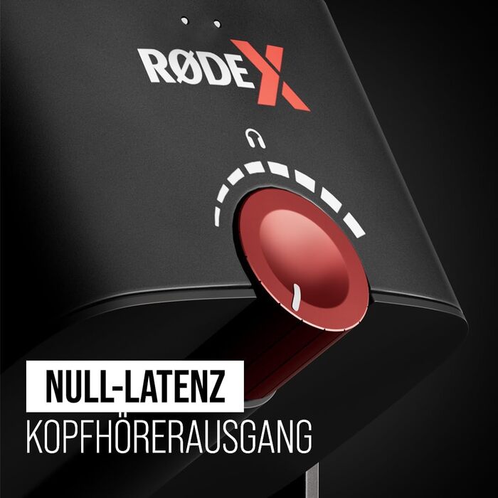 RØDE X XCM-50: Професійний USB-мікрофон з конденсатором для стрімінгу та ігор, чорний