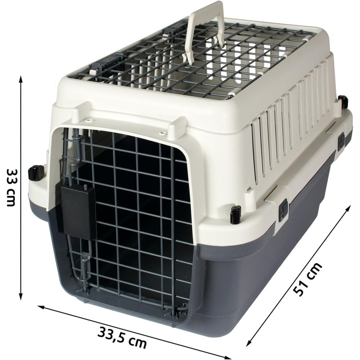 Karlie Nomad Pet Carrier - Top Loader - Large (68x51x47 cm)