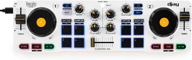 DJ контролер Hercules DJControl Mix - бездротовий Bluetooth контролер для смартфонів, djay App, 2 деки