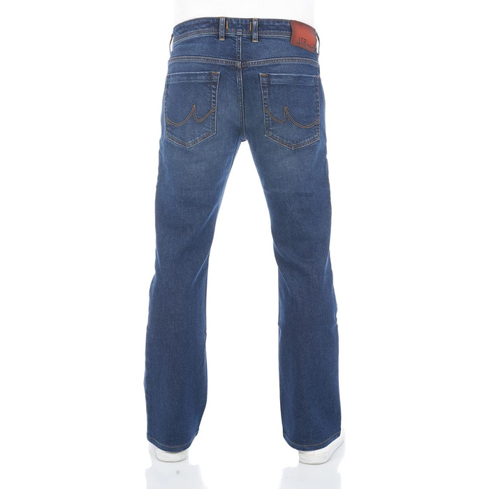 Джинси чоловічі LTB Stretch Timor Bootcut сині/чорні, розміри 28-40, Magne Wash (54329)