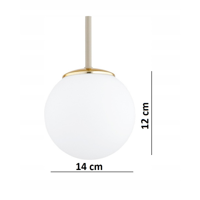 Стельовий світильник Milo Ecru бежевий, металевий, на 4 цоколі E27, 28x70 см