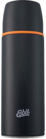 Термос Esbit Classic Isolierflasche: 1000 мл, нержавіюча сталь, з двома чашками, чорний, з функцією збереження тепла та холоду