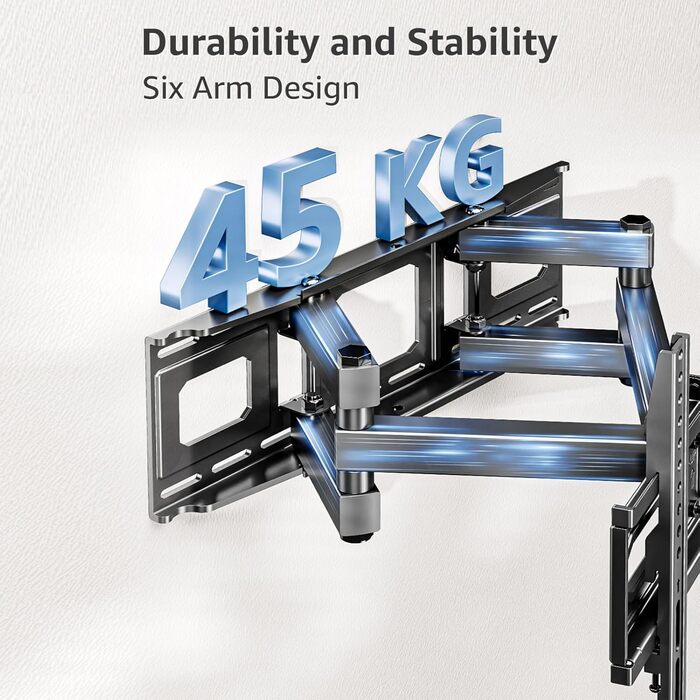 Кріплення для телевізора MOUNTUP на стіну, поворотне та нахильне, для телевізорів 26-70 дюймів (LCD, LED, Curved), до 45 кг, VESA 400x400 мм, EU0092A