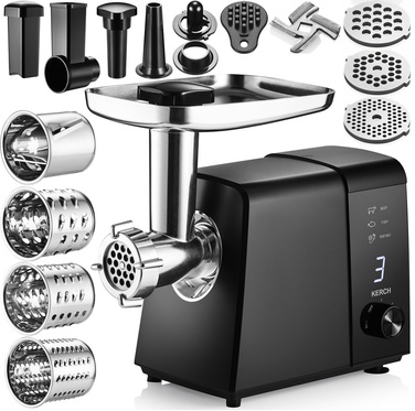 М'ясорубка електрична Kerch FARGO 2500W, чорна