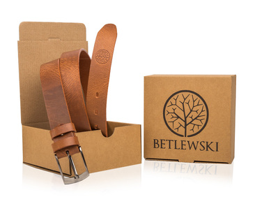 Рімень Betlewski коричневий — унісекс