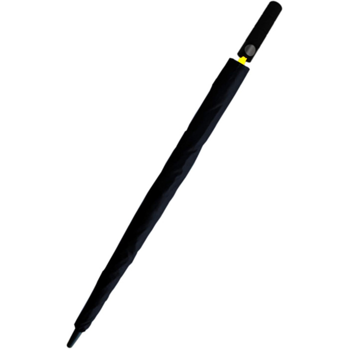COLLAR AND CUFFS London XL Golf Umbrella - Windproof, Fiberglass Ribs, Automatic Open/Close - Red & Yellow