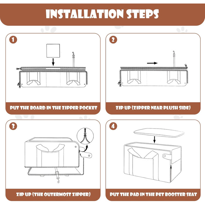 Автокрісло для собак та котів з консоллю: знімне, миється, підходить для подорожей (до 6.1 кг)