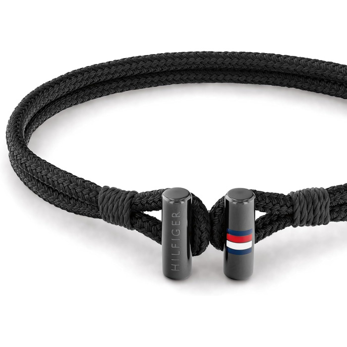 Браслет чоловічий Tommy Hilfiger нейлоновий чорний 2790336