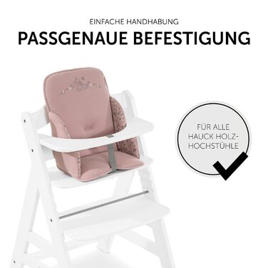 Подушка-вкладиш Hauck Alpha Cosy для стільчика Alpha+, Beta+, Arketa, високою спинкою, Disney Bambi Rose, для дітей 6-36 міс.
