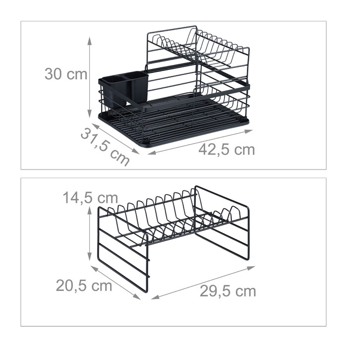 Relaxdays Dish Drainer, Metal