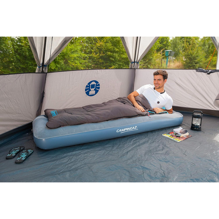 Надувне ліжко Campingaz Quickbed Single для відпочинку на природі та вдома - 188 x 74 x 19 см, до 148 кг