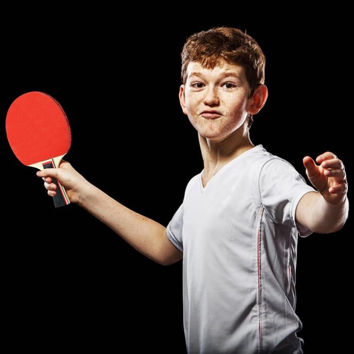 Набір для настільного тенісу Binnan: 2 ракетки та 3 м'ячі з сумкою. Підходить для початківців, сім'ї та професіоналів