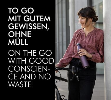 Термокава THERMOcafé by THERMOS TC Bottle 0.75л з нержавіючої сталі, ізотермічна пляшка, стійка до газу, 12 годин гаряче, 24 години холодне, не протікає, для школи, подорожей та офісу (Pastel Water Mat, 750 мл)