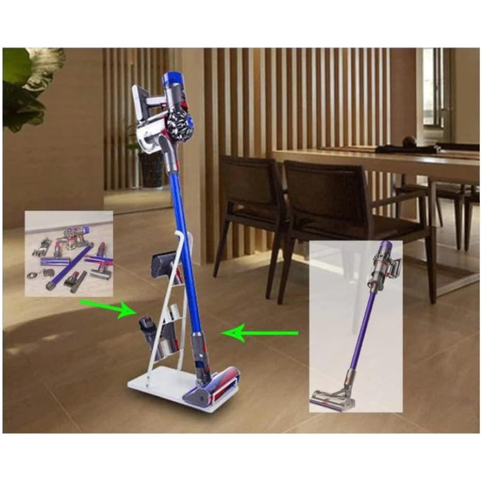 Підставка для пилососа Dyson V6 V7 V8 V10 V11 V12 V15: міцна підставка з інструментами