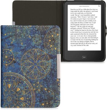 Чохол-книжка kwmobile для Tolino Vision 1/2/3/4 HD - Чохол для eReader з малюнком 