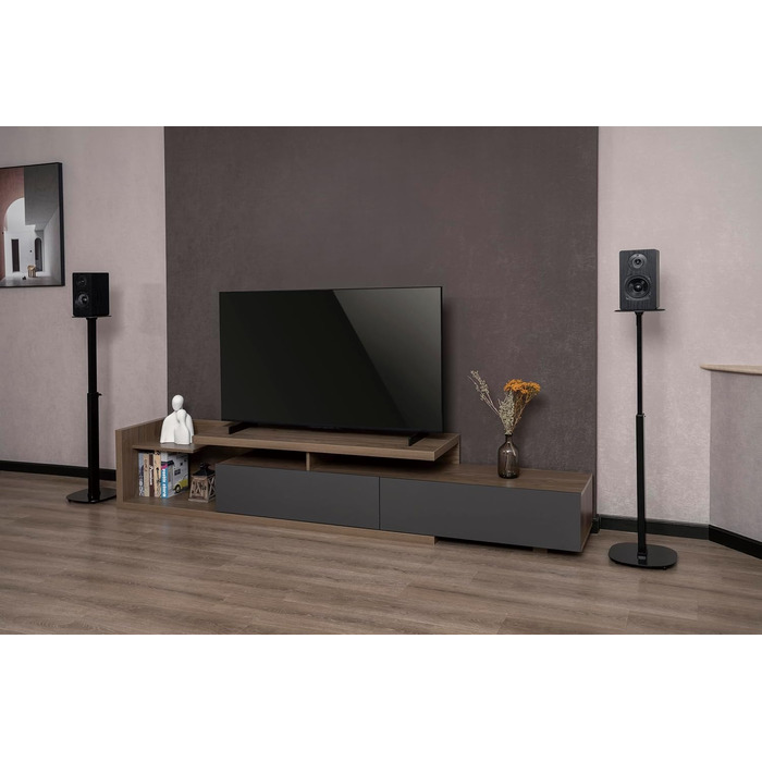 Підставка для акустики My Wall HS 23 L, висувна, для підлоги, регулювання висоти, чорний, 2 шт.