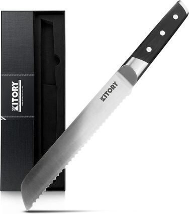 Кухонний ніж-топірець Kitory Hackmesser 18 см, з високоякісної сталі, з ручкою з пакавуду (Mtd03de)