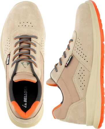 Черевики безпеки Bellota Flex Dust S1P для жінок та чоловіків, індустріальні, бежеві, 42 EU