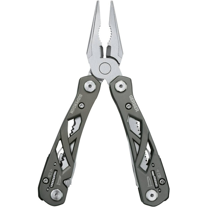 Gerber Bear Grylls Multi-tool with Nylon Sheath, 12 Functions, Ultimate Multi-tool, 31-000749 (12 Tools, EU Packaging)