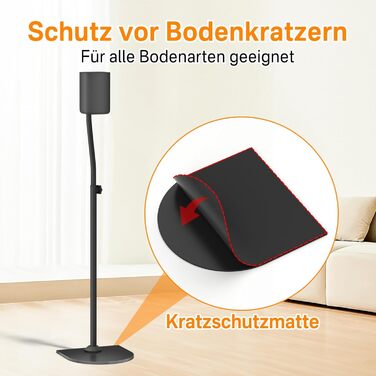 Підставка для сателітної акустики 2 шт. Розширювана висота 33-42 см - для LG, Vizio, Sony, Samsung