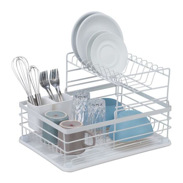 Relaxdays Dish Drainer, Metal