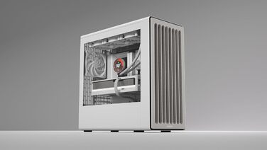 HAVN BF360 Flow: Корпус ПК Midi-Tower з 3 вентиляторами, скляна бічна панель, Top Airflow