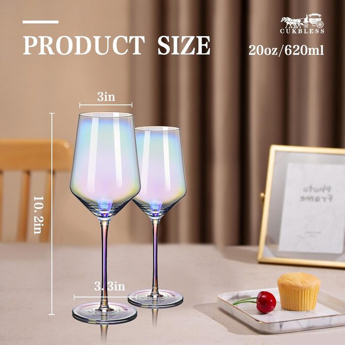 Набір келихів для шампанського CUKBLESS (6 шт.) - келихи-купе, ручної виготовлення, вінтажний дизайн, рифлена поверхня, 200 мл. Ідеально для Маргарити, віскі, десертів.