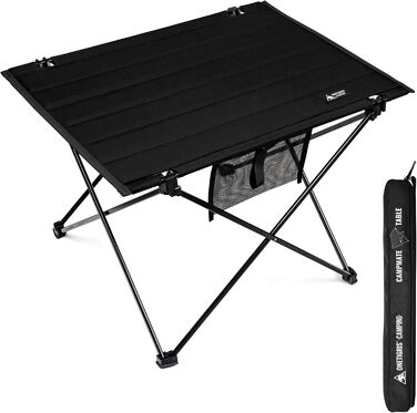 OneTigris CAMPMATE Стіл для кемпінгу складний, легкий, на 30 кг, чорний