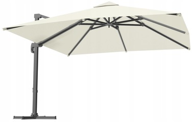 Парасолька садова з бічним стійкою GardenLine, бежева, 250 x 250 см
