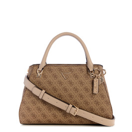 Сумка жіноча GUESS Noelle II Luxury Satchel Latte Logo - оригінальна сумка через плече