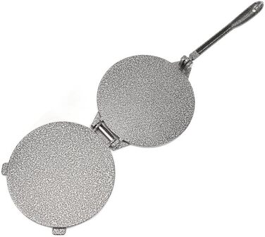 Прес для тортилій з чавуну, 16 см - для тортилій, чапати, кесадільї, роті, фладенброт, піци, млинців